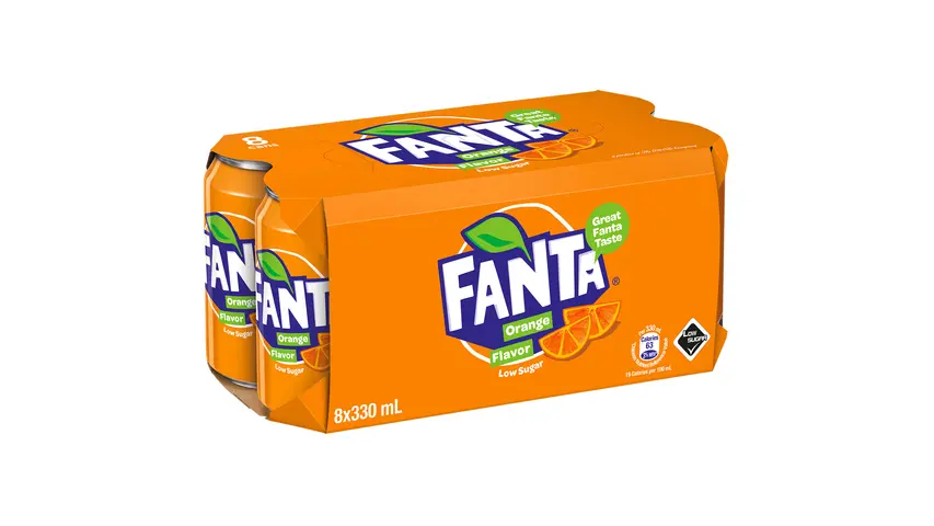 Hongkong Fanta Flavoured Soda Drinks  Low Sugar