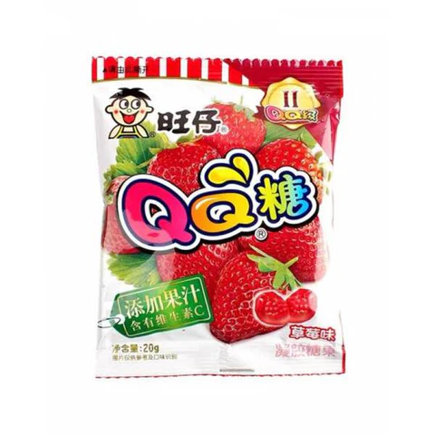 Want Want QQ Candy (Strawberry) 20g