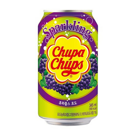 Chupa Chups Grape Sparkling Soda, 345 ml