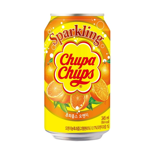 Chupa Chups Orange Sparkling Soda, 345 ml