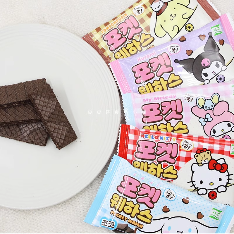 Sanrio Cartoon Chocolate Flavor Wafer Biscuit