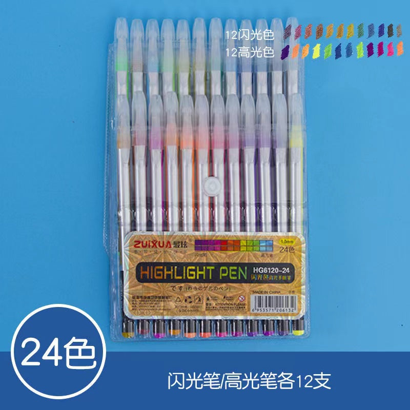 Highlight Pen 24 Colors