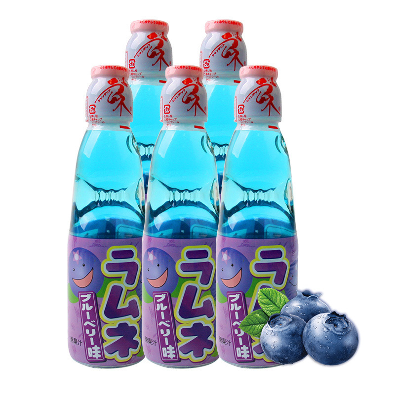 Hata Ramune Soda 200ml (Blueberry Flavoured)