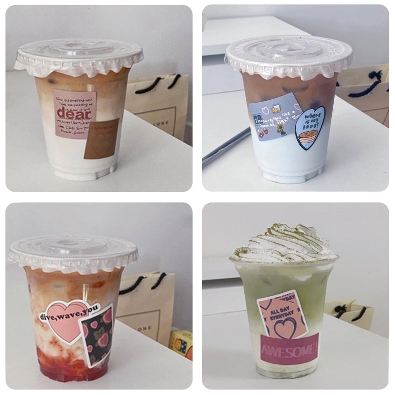 Disposable internet celebrity coffee cup 10pieces/set