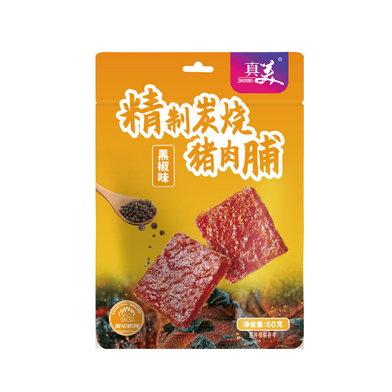 zhenmei Roast Pork Jerky-Black pepper Flavor 60g